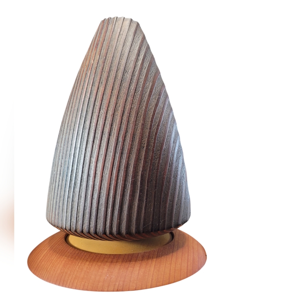 Tim Green Tree Sculpture with Ribbed Texture - Picture 3 of 16